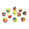 Big Mo's Toys Puzzle Erasers - Individually Wrapped Goody Bag Party Favor And Stocking Stuffers Pencil Eraser - 6 Balls And 6 Cubes